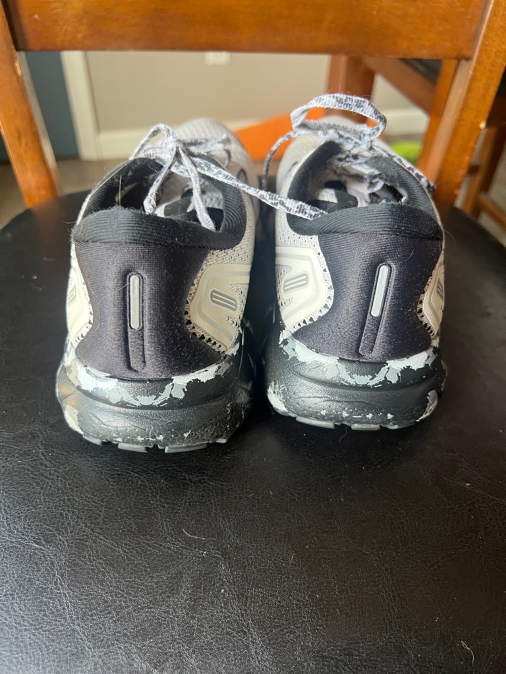 Brooks Light Gray & Black Running Sneakers - Picture 3 of 5